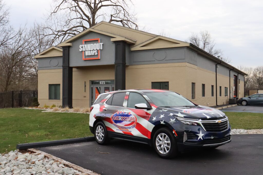 Amerestore Vehicle Wrap in Indianapolis, IN