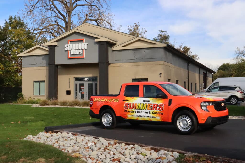 Company Truck After Custom Wrap Job