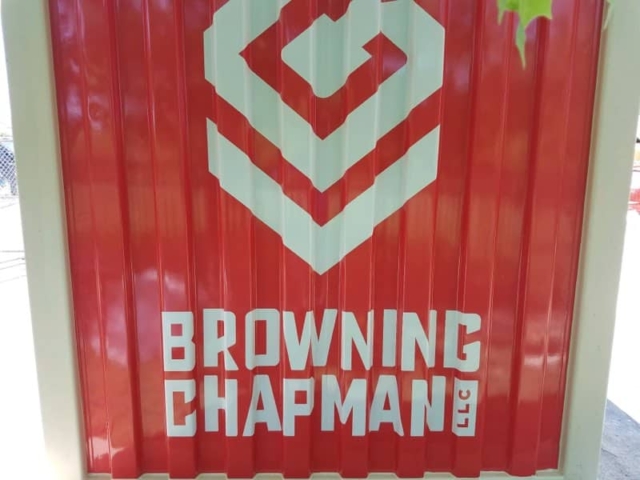 Indianapolis construction container wrap installation service