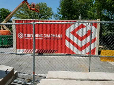 Indianapolis custom construction container wraps
