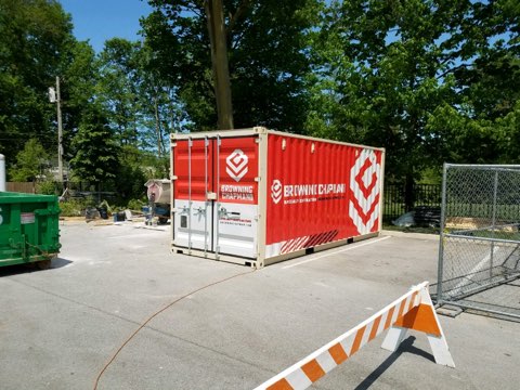 Indianapolis shipping container vinyl wraps