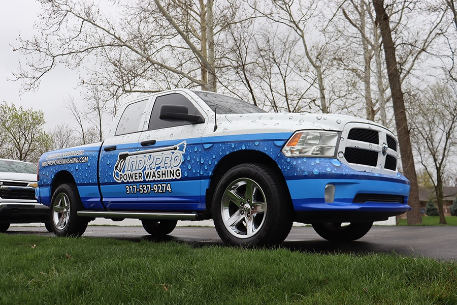 truck wrap installation service in Indianapolis