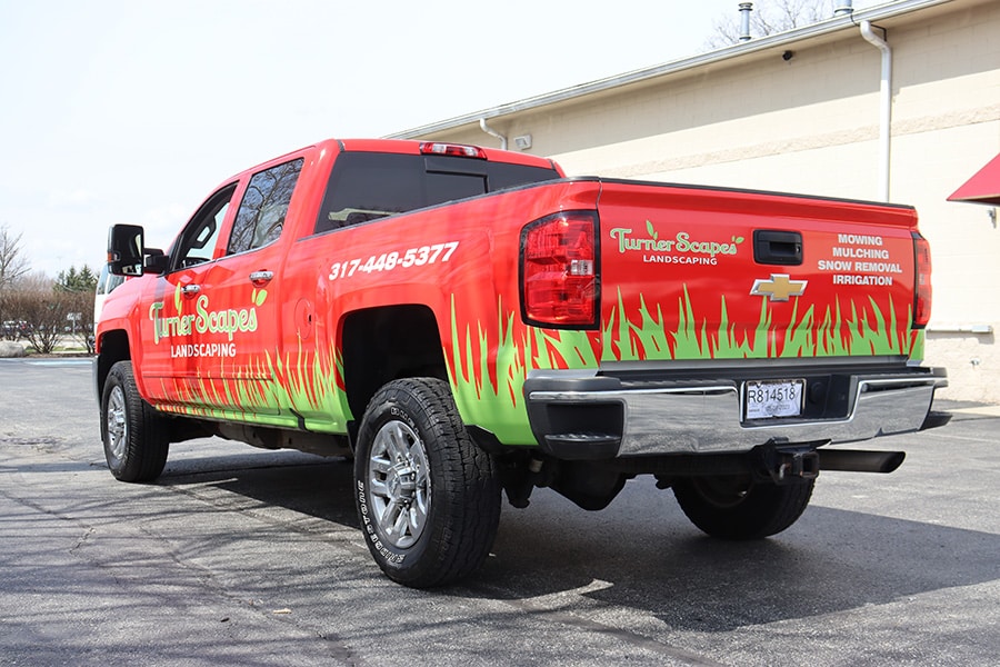 company truck wrap in Indianapolis