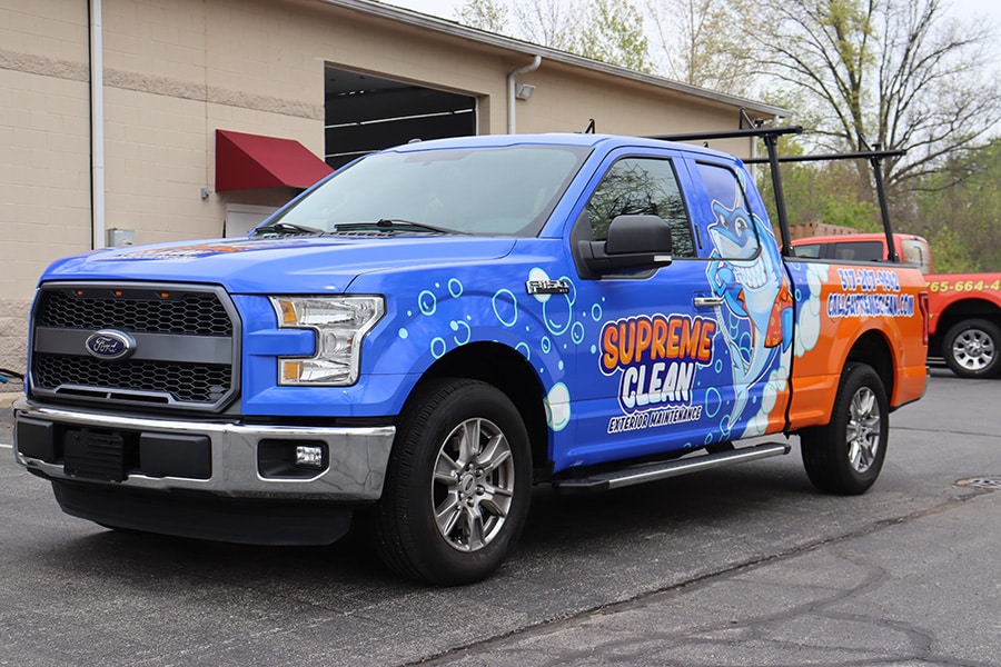 advertising wraps for trucks in Indianapolis