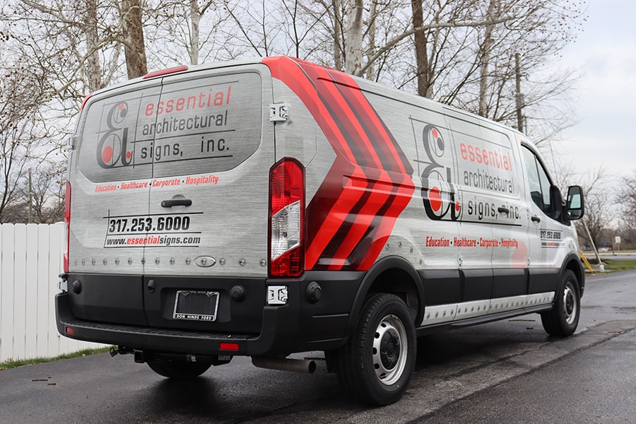 custom service van wraps in Indianapolis