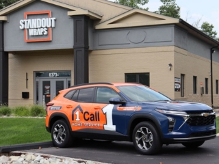 Indianapolis, IN 1 Call Home Service Vehicle Wrap