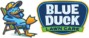 Blue Duck Lawn Care Logo