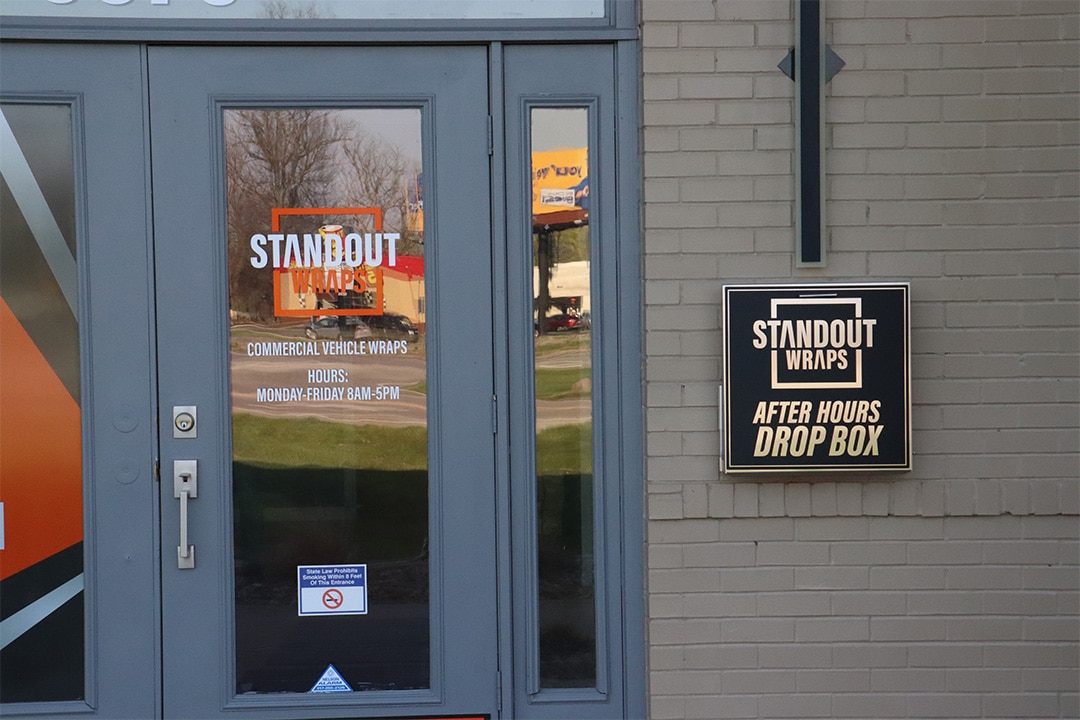 After-hours drop off at Standout Wraps