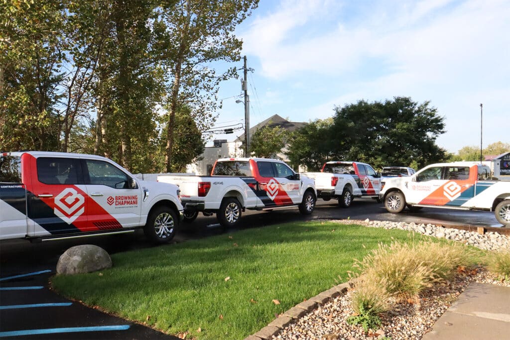 Browning Chapman truck fleet wraps