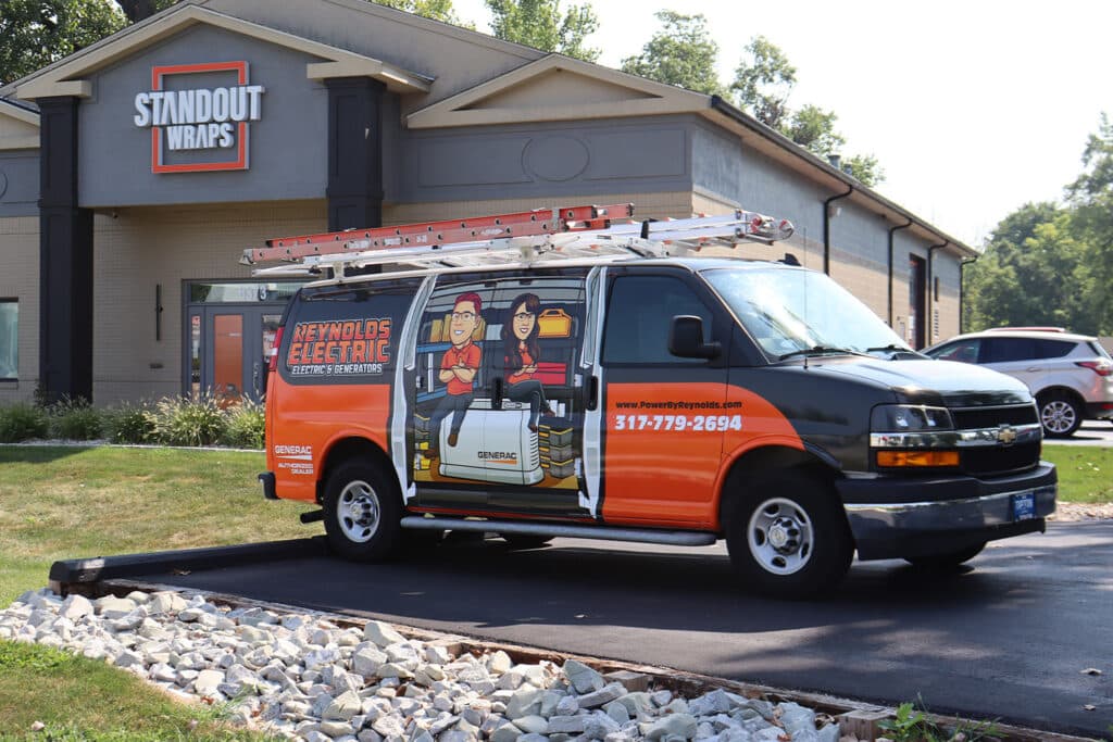 Reynolds Electric custom van wrap