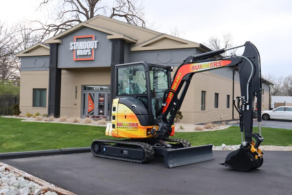 Summers Plumbing Heating &amp; Cooling Construction Vehicle Wraps