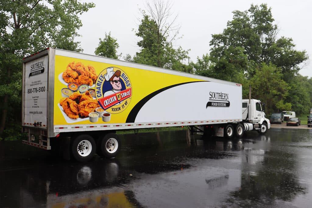 Southern Food Systems truck wrap in Indianapolis, IN