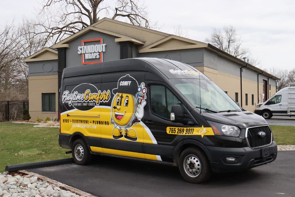 Anytime Comfort Van Vehicle Wrap