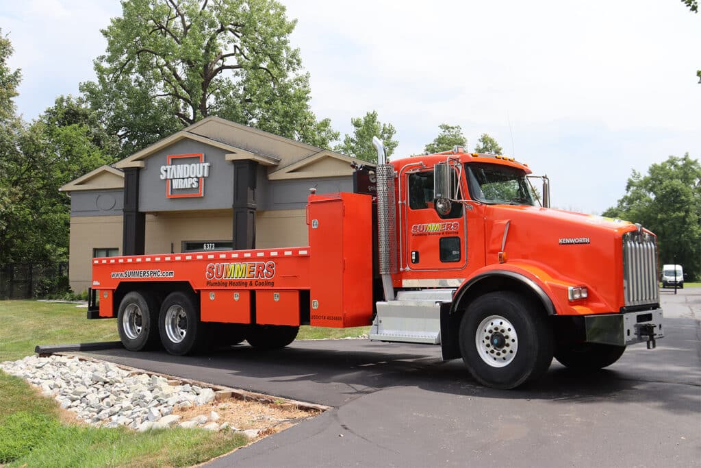 Summers hauler truck wrap in Indianapolis, IN