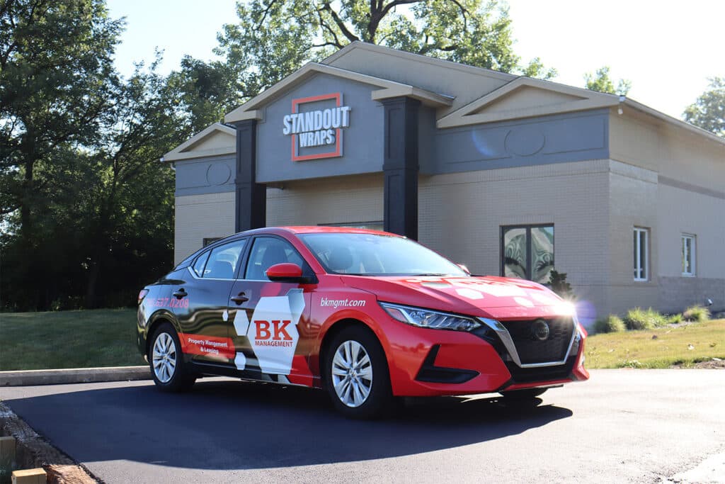 BK Management Vehicle Wrap