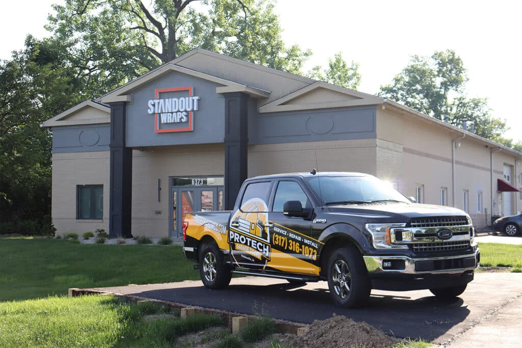 Protech Garage Doors Vehicle Wrap