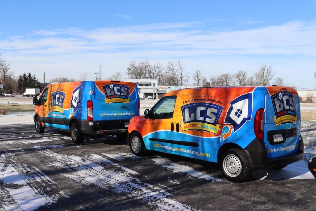 LCS fleet wrap in Indianapolis, IN