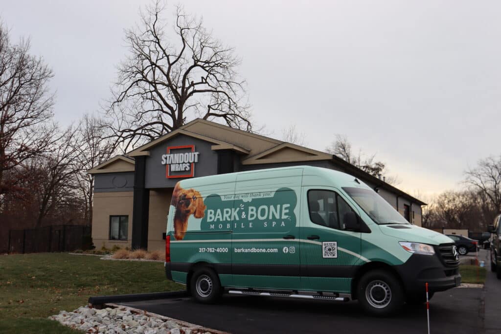 Bark &amp; Bone van wrap in Indianapolis, IN