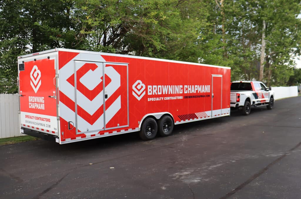 Browning Chapman trailer wrap in Indianapolis, IN